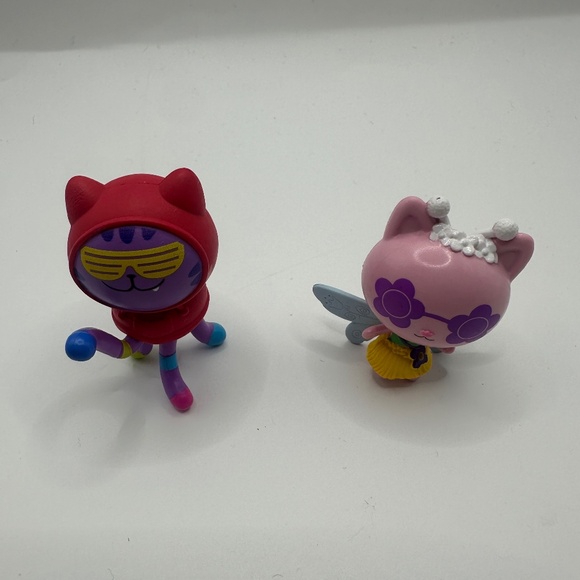 Gabby's Dollhouse Toy Lot 3 Figures and 2 Boxes Pandy Paws Kitty Fairy DJ Catnip - Picture 3 of 4